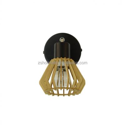 China EUROPEAN Hotel Wooden Bedroom Bedside Sconce Light Fixture Indoor Wall Lamp One Two Three Heads Available for sale