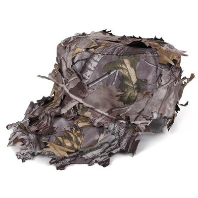 China Wholesale JOINT Camouflage Army Camouflage Debris Leaf Maple Leaf Summer Flat Cap For Jungle Combat for sale