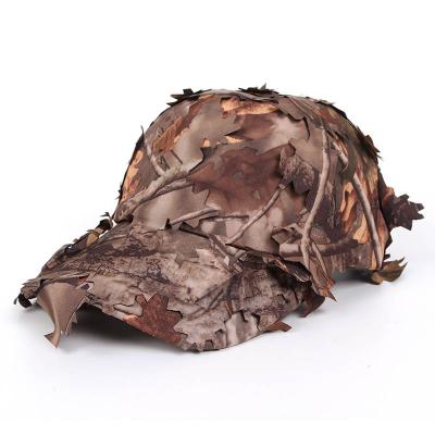 China Wholesale COMMON Summer Maple Leaf Debris Camouflage Camouflage Army Hat Camouflage Baseball Cap For Jungle Combat for sale