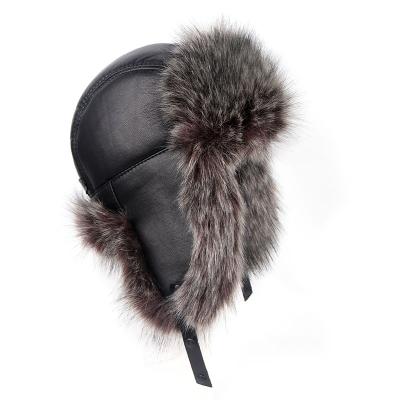 China High Quality Winter Ushanka Faux Fox Fur Bomber Hats Mens Russian Earflap Snow Warm Ski Trapper Hat COMMON for sale