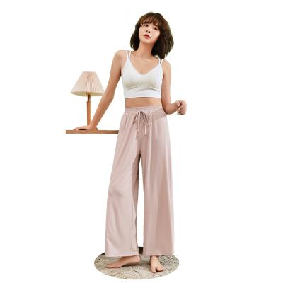 China QUICK DRY Customize Simple Spring Summer Lifestyle Pants Polyester Sleepwear Pants for sale