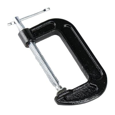 China Wood Hole drilling HYSTIC Thickened Quick Fix Fixture Heavy Duty Clamp Strong Threaded Woodworking G-clamp for sale