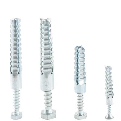 China Stainless steel HYSTIC High Quality Stainless Steel Screws Zinc Plated Fastener Carbon Steel Serrated Barbed Light Iron Expansion Screw Bolts for sale