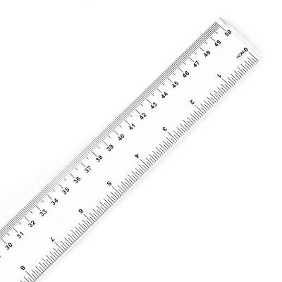 China Measurement HYSTIC Custom Square plastic ruler, Transparent flexible pvc Straight Scale Ruler For School for sale