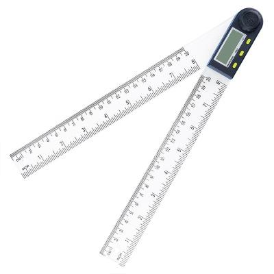 China Easy Installation HYSTIC 8 Inch 360 Degree Stainless Steel Digital Protractor Goniometer 200Mm DIY Miter Gauge Angle Finder Customized OEM Support for sale