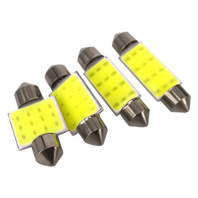 China Factory Price Festoon Car Led Interior Bulbs Dome Light 12V Festoon Reading Light Auto Roof Light Car Cob Led Festoon-cob-12 for sale