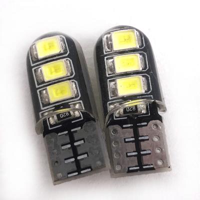 China W5W 194 168 2835 Clearance Auto Reading 12V CANBUS LED Lamp T10 CX-5 Side Position Parking Bulb Wedge Light 6SMD Led Silica for sale