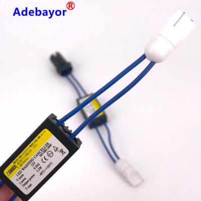 China Automotive Part T10 LED Canceller Error Free 501 Car Warning Accessories NO Canbus OCB T10 W5W Error Led Bulb Decoder Load Resistor for sale