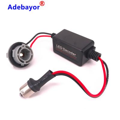 China For Wholesale DC12V 20W Turn Signal P21W Led Decoder 1156 BA15S Canbus Adapter For Turn Signal/Tail/Brake Light for sale