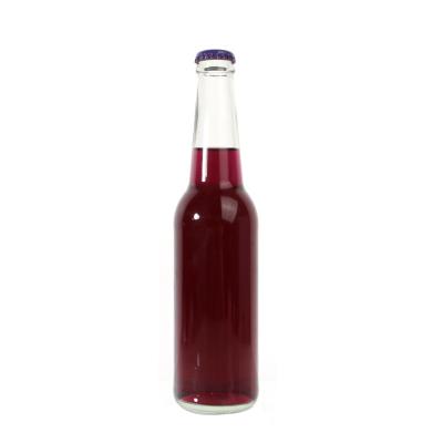 China Lurury Wholesale Empty 330ml Glass Wine Bottle With Lid Handle Easy Beer Drink Bottle Jar Can Opener for sale