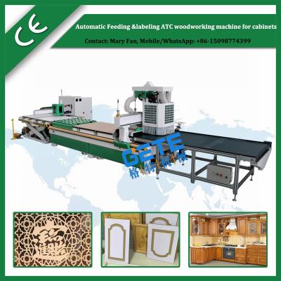 China Wood Industry Automatic Wood Feeding&labeling Furniture Making Machine for sale