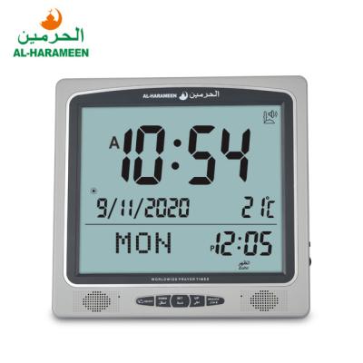 China Wholesale Antique Style LCD Display Ramadan Azan Clock For Muslim Prayer for sale