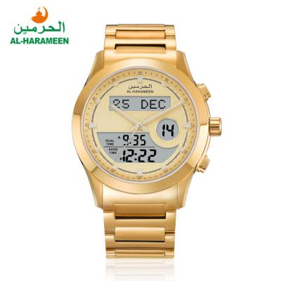 China Muslim Alarm Factory Arabic Prayer Azan Digital Watch for sale