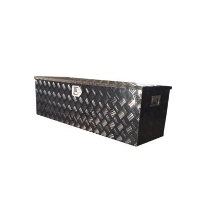 China Heavy duty aluminum truck storage truck pickup trailer checker plate tool box. Customized Aluminum Underbody Tool Box For Trucks for sale