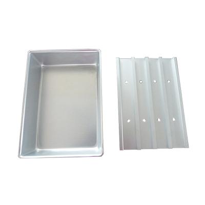 China Seafood Freezer Aluminum Freezer Casserole For Rolled Edge Deep Heavy Duty Durable Easy To Clean for sale