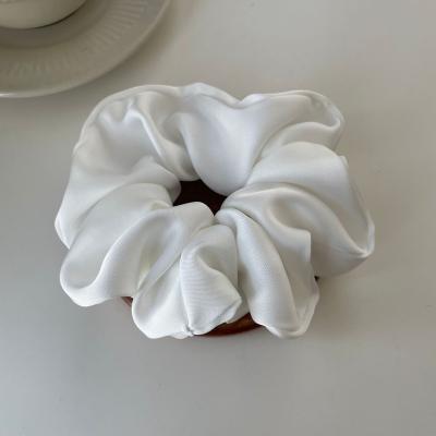 China French Silk Hair Ring Hair Scrunchies Decoration High Grade Satin for sale