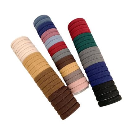 China Decoration Wholesale 20 Pcs / Set Colorful Nylon Fabric Elastic Hair Band for sale