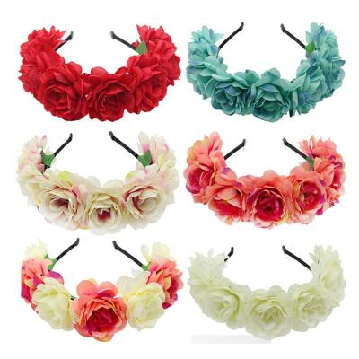 China Wholesale Decoration Fashion Women Flower Headband Hair Accessories for sale