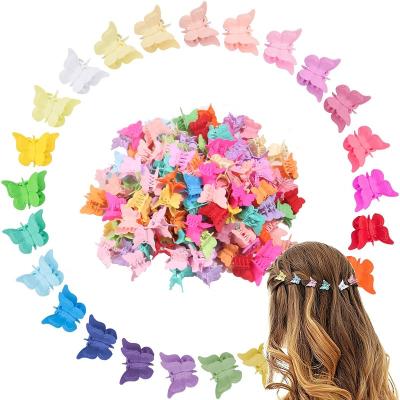 China Wholesale Hair Decoration Factory Size Kids Hair Butter Claw Mini With Frosted Surface for sale