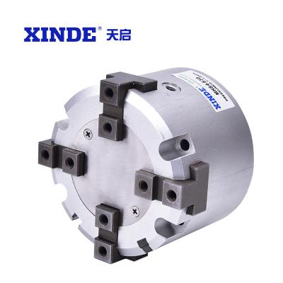 China Hotels XINDE air regulator type mini pneumatic gripper MHS4 pneumatic gripper parts hydraulic cylinder for sale