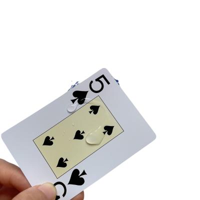 China Entertainment Customizable Logo For Leisure And Entertainment Easy Carrying Waterproof Plastic Anti-Folding Game Cards for sale