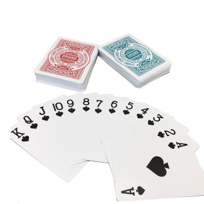 China Entertainment Spot Club Items Wholesale Texas Board Game Large Printing Plastic Poker Playing Cards for sale