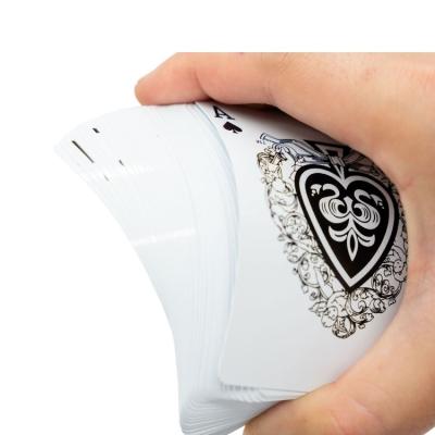 China Entertainment Custom Logo Playing Deck Waterproof High Quality Floating Cards Waterproof Playing Cards for sale