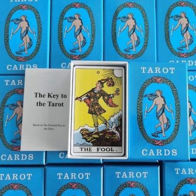 China Entertainment OEM Design Your Own Cards Tarot Necklace Women Original Tarot Universal Paper Tarot Cards With Gold Or Silver Edges for sale