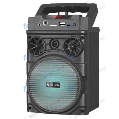 China No KTS-1121A Wireless Portable Outdoor Speaker With 4 Inch Factory Price Wholesale OEM FM Radio for sale