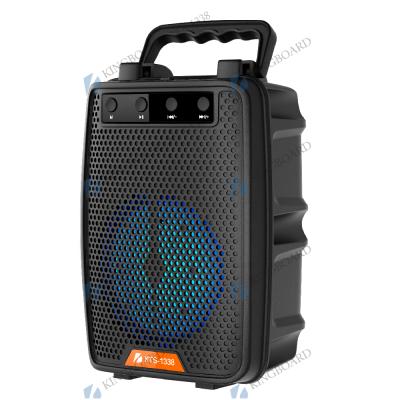 China No Wireless Portable Outdoor KTS-1338 Speaker With 4 Inch Factory Price Wholesale OEM FM Radio for sale