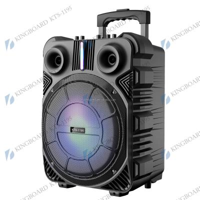 China No Knots Wireless Portable Outdoor Party Multifunctional BT DJ Trolley Speaker With TWS&FM&USB 12 Inch KTS-1195 Factory Price for sale