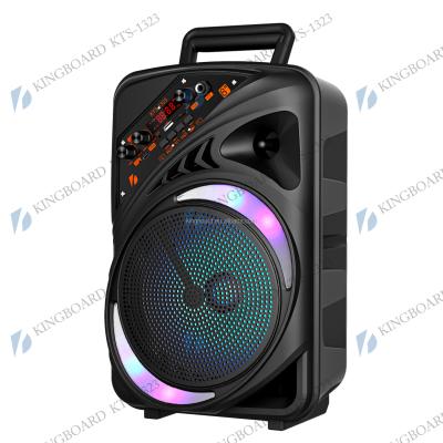 China No Knots DJ Party Wireless Portable BT Outdoor Speakers With TWS&FM&USB 8 Inch KTS-1323 Factory Price for sale