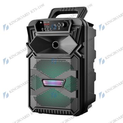 China No Knots DJ Party Wireless Portable BT Outdoor Speakers With TWS&FM&USB 8 Inch KTS-1198 Factory Price for sale