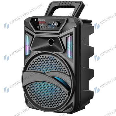 China No Knots DJ Party Wireless Portable BT Outdoor Speakers With TWS&FM&USB 8 Inch KTS-1178 Factory Price for sale