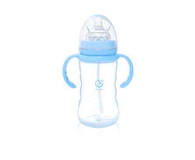 China BPA Free Wide Caliber 280ml Baby Bottle Without Straw Set for sale