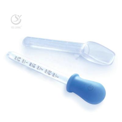 China PP/Silicone Baby Medicine Dropper and Spoon Set for sale