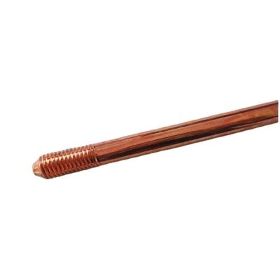 Chine High Quality Copper Earthing Rods Price for Earthing System Material à vendre