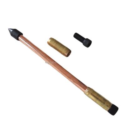 Chine Real Manufacturer Earthing and Lightning Protection System Copper Coated Steel Copper Clad Steel Ground rods à vendre