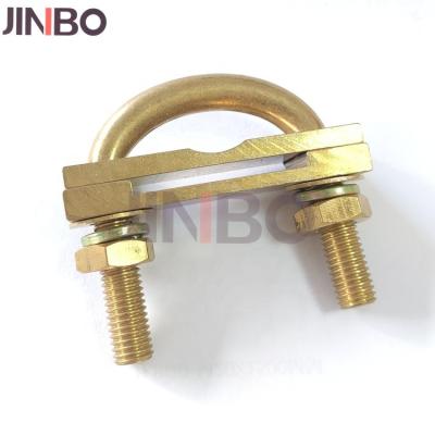 中国 High Conductivity Grounding Connection Clamp Electric U-Bolt Rod to Flat Tape Clamp 販売のため