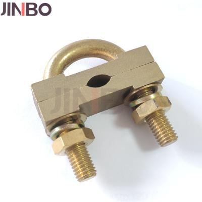 中国 Hot Selling Earthing Connectors Brass U Bolt Rod Clamp 販売のため