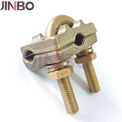 中国 Wholesale High Quality Grounding Connector Brass U Bolt Rod Connection Clamp with Cheap Price 販売のため