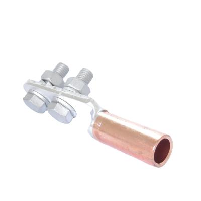 中国 Copper and Aluminum Terminal Bimetallic Lugs and Terminal Lug Connector with Two Holes 販売のため