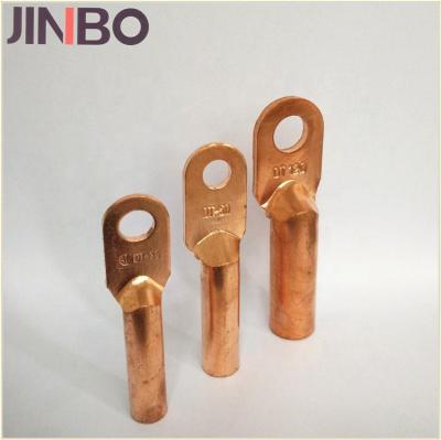 China Single hole Copper Power Cable Lug Terminals Lay-in Cable Lug Connector for sale