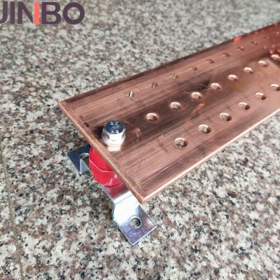 Cina Electrical Material Copper Busbar Connector for Grounding in vendita