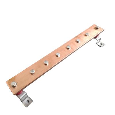 China Chinese Manufacturers Bus Bar Electric Copper Busbar Connector for sale