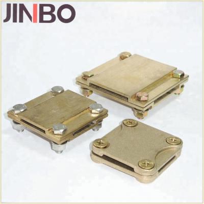 Cina China factory direct sales of various size copper bar fix clamp cross type clamp in vendita