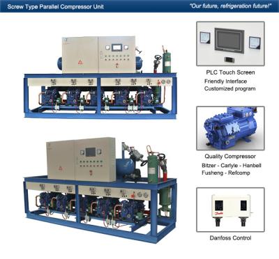 China Cold Room Condensing Unit Cold Storage Unit For Vegetable Storage for sale