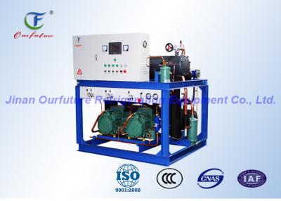 China  High Teperature Refrigeration Condenser Unit , Cold Storage Parallel Compressor for sale