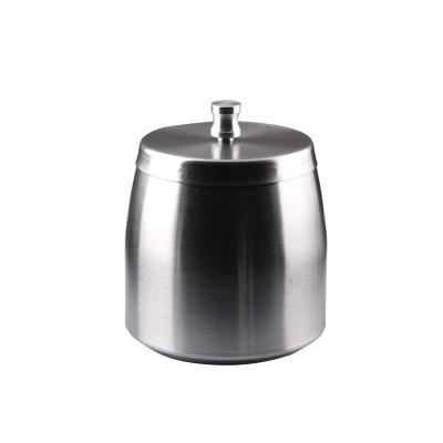 China Wholesale Home Hotel Restaurant Wedding Gift Windproof Outdoor Ashtray With Lid For Cigarettes Stainless Steel Cigar Rainproof Ashtray For Outdoor Home for sale