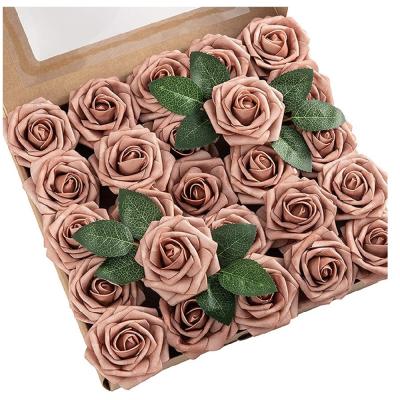 China Durable Factory Price Easy To Install 8.7inch Gifts Box Wedding Stage Decoration Artificial Flower for sale